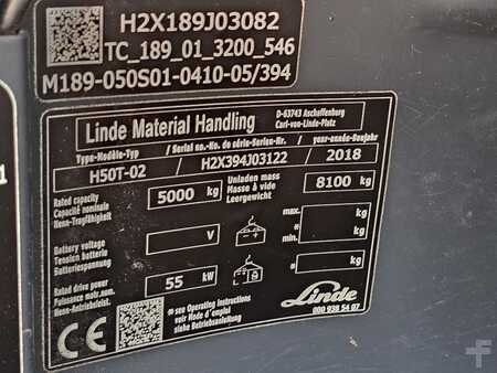 Wózki gazowe 2018  Linde H50T-02 (9)