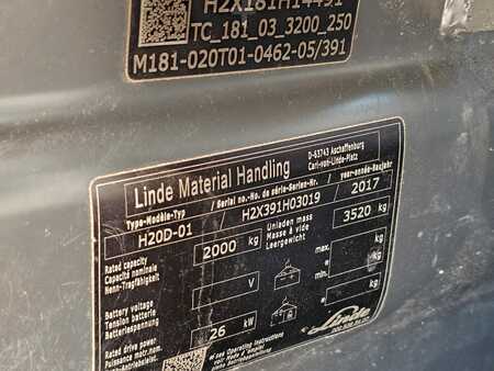 Dízel targoncák 2017  Linde H20D-01 Triplex (10)