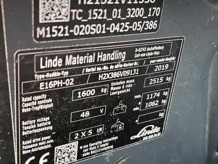 Elektromos 4 kerekű 2019  Linde E16PH-02 (10)