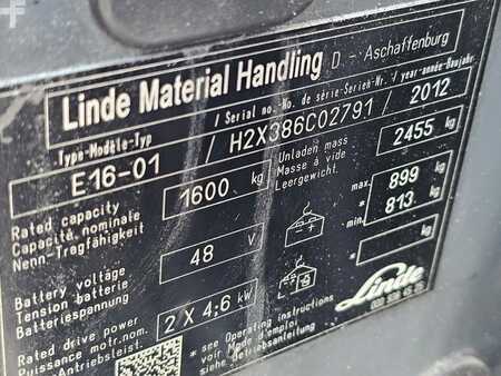 Elektromos 3 kerekű 2012  Linde E16-01 Triplex (12)