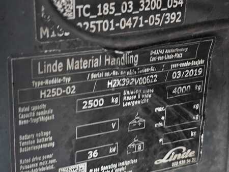 Diesel truck 2019  Linde H25D-02 Triplex (12)