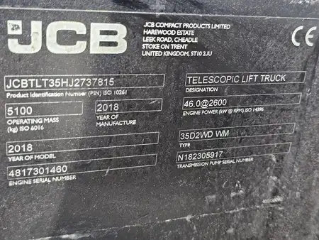 Empilhador diesel 2018  JCB TLT 35 (13)