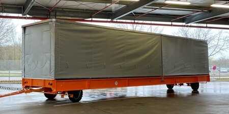 Trailers - [div] Industrieanhänger mit Planenaufbau 15t (1)