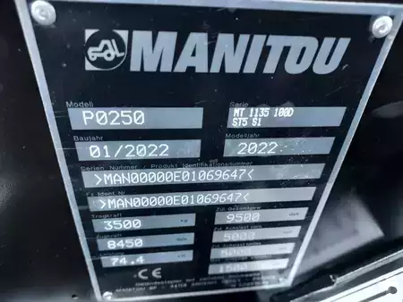 Telescopic forklift rigid 2022  Manitou MT 1135 100D ST5 (8)