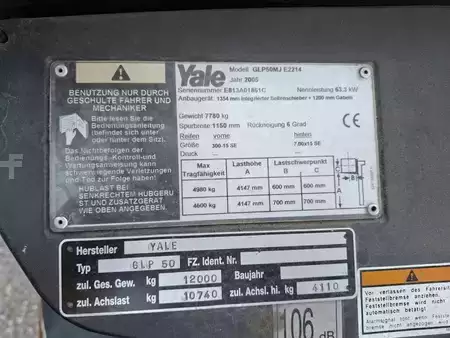 Nestekaasutrukki 2005  Yale GLP 50MJ (4)