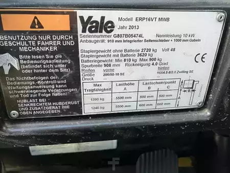 Eléctrica de 3 ruedas 2013  Yale ERP 16VT - IST Zustand (4)