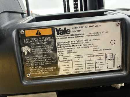 Elektrisk- 3 hjul 2014  Yale ERP 18VT (8)
