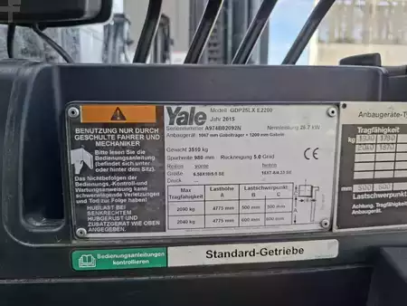 Dieselový VZV 2015  Yale GDP 25LX (5)