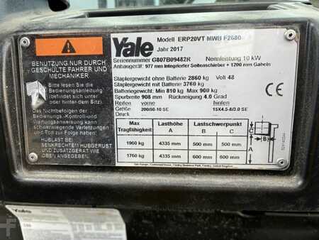 Eléctrica de 3 ruedas 2017  Yale ERP 20VT (5)