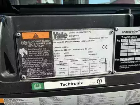 Gas truck 2019  Yale GLP 16VX (8)