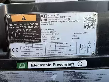 Wózki widłowe diesel 2021  Hyster H 1.6FT (6)