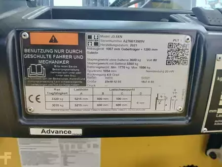 Elektro čtyřkolový VZV 2021  Hyster J 3.5XN (5)