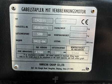 Dieselstapler 2022  HC (Hangcha) CPCD 35XW97F (8)