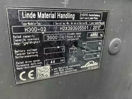 Dízel targoncák 2017  Linde H 30D02 (3)