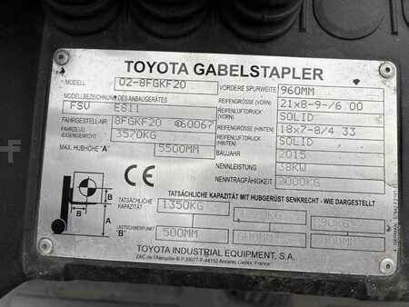 Gas truck 2015  Toyota 02-8FGKF20 (4)