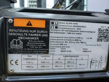 Hyster J 2.0XNMWB