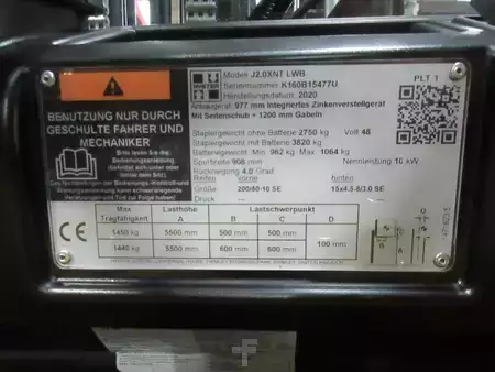 Elektromos 3 kerekű 2020  Hyster J 2.0XNT (2)