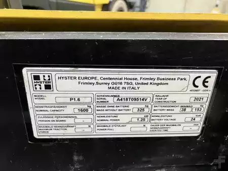 El-pallevogn 2021  Hyster P 1.6 (3)