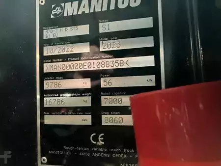 Terepjáró targonca 2022  Manitou M 70-2 (9)