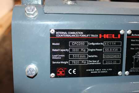 Carrello elevatore diesel 2022  Heli CPCD50 (10)