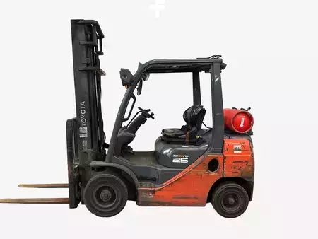 Gas gaffeltruck 2018  Toyota 02-8FGF25 (1)