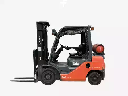 Gas gaffeltruck 2019  Toyota 02-8FGF25 (1)