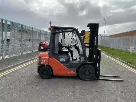 Gas gaffeltruck 2019  Toyota 02-8FGF25 (5)