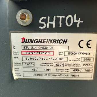 Tolóoszlopos targonca 2000  Jungheinrich ETV 214 Good Trpl8300mm, GUT, SHT04, Rent or Sales! (12)