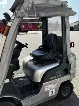 Gázüzemű targoncák 2005  Nissan NL01A16, 1500kg, Gáz, LPG, S3000mm, jó, GOOD, (3)