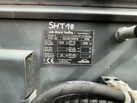 LPG Forklifts 2006  Linde H12T-03, SHT18., Good, FullKabin, Heating, Triplex4510mm, 10604wh. (5)