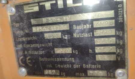 3-wiel elektrische heftrucks 1998  Still R50-15, Cheap, Ready to work Std3300mm, 1500kg, 1998'-2003' (13)