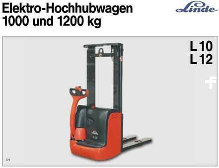 Linde L12 W4X379T03516/2006' SHT26.,Triplex4200mm, ElektromosMagasEmelesuGyalog