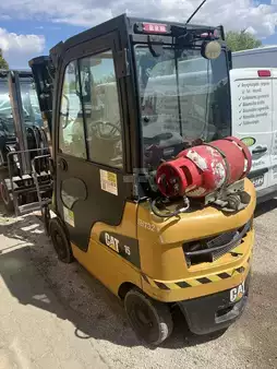 LPG VZV 2012  CAT Lift Trucks GP15N, SHT32., like NEW, vrey Good, 5222wh, FullCabs+Heater, EZH, SS, Trpl4700mm, Caterpillar (14)