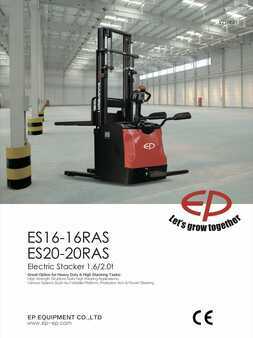 Stacker pedestre 2021  EP Equipment ES16RS TOP, demo machine (4)