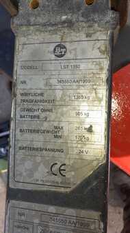 Apilador eléctrico 1999  BT LST1350 TerpeszTámaszú, SHT53.,  ISO2A, 1350kg,  (6) 