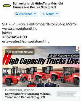 El truck - 3 hjulet 2024  EP Equipment CPD15TVL Li-ion NEW , 80V Dual drive 80V 2xAC-Emotor,  Rent and leasing, SHT99. (10)