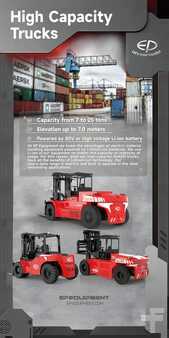Container truck 2024  EP Equipment CPD15TVL Li-ion NEW , Dual drive 80V motor,  (11)