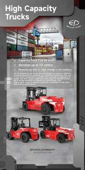 El truck - 3 hjulet 2024  EP Equipment CPD15TVL Li-ion NEW , 80V Dual drive 80V 2xAC-Emotor,  Rent and leasing, SHT99. (11)