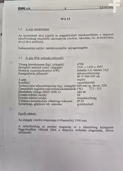 Wózki do eksploatacji w wąskich korytarzach 1999  Steinbock Boss WA-13i, VNA, Man-Up, Komissiozó, 1250kg/600mm,  2db, 2piece, Good (12)