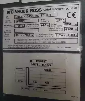Wózki do eksploatacji w wąskich korytarzach 1999  Steinbock Boss WA-13i, VNA, Man-Up, Komissiozó, 1250kg/600mm,  2db, 2piece, Good (2)