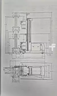 Wózki do eksploatacji w wąskich korytarzach 1999  Steinbock Boss WA-13i, VNA, Man-Up, Komissiozó, 1250kg/600mm,  2db, 2piece, Good (8)