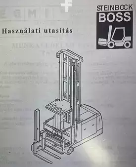 Wózki do eksploatacji w wąskich korytarzach 1999  Steinbock Boss WA-13i, VNA, Man-Up, Komissiozó, 1250kg/600mm,  2db, 2piece, Good (9)