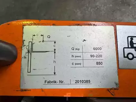 Transpalettes à conducteur porté 2021  Genkinger EFU 60-So. 6000kg / 750mm, Sondern, ToP, Very Good! (8)