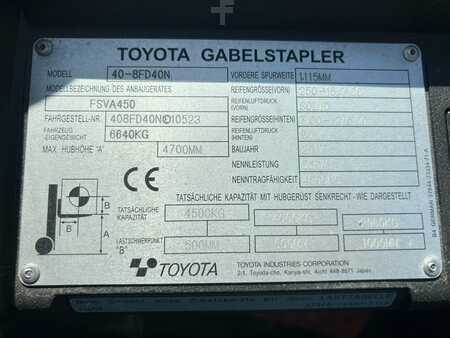 Empilhador diesel 2017  Toyota 40-8fd40N 4500kg-500mm T4700mm TOP!!! (12)