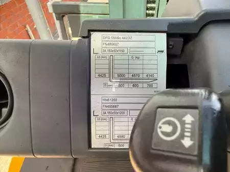 Carrelli elevatori diesel 2015  Jungheinrich DFG 550 S / Top Zustand / 3324 Std. (7)