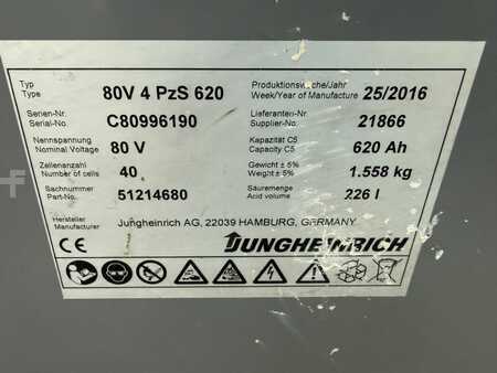 Elektro 4 Rad 2016  Jungheinrich EFG 425 K SP / 1702 Std. / Container Version (6)