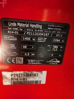 Schubmaststapler 2018  Linde R14-01-1120 (9)