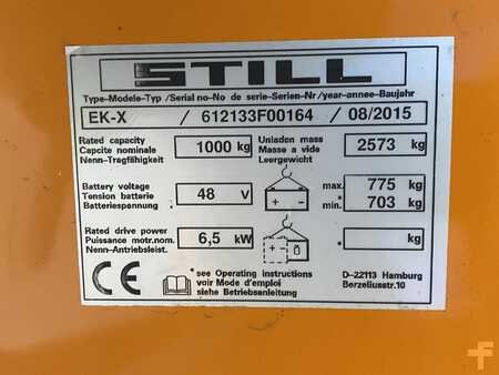 Préparateur de commande vertical 2015  Still EK-x ( 48v ) * Cabin 1000 MM !! (3)