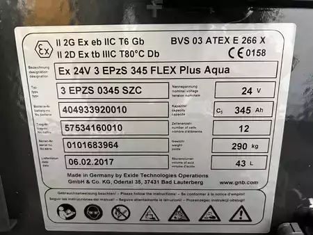 Pallestabler 2016  Still EXP 14 * DEMO * Atex EX * Mitrex  2GD / Zone 1 - 21 - 22 (14)