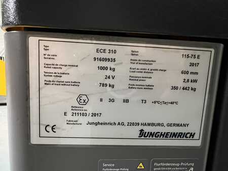 Horisontal ordreplukker 2017  Jungheinrich ECE 310 - Atex EX 3G/Z2 (2)